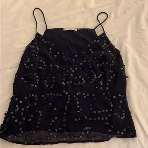 Subtle Sequin Strapless Top